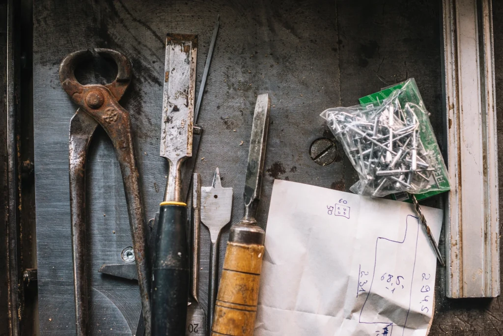 narzędzia zimą błędy